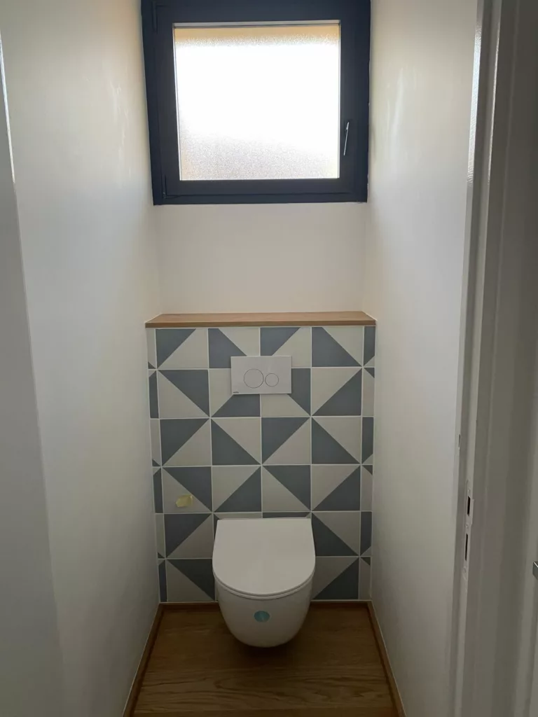 Rénovation de toilette à Toulouse